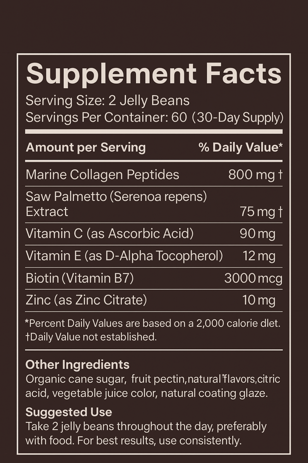 Hair & Skin Multivitamin Jelly Beans